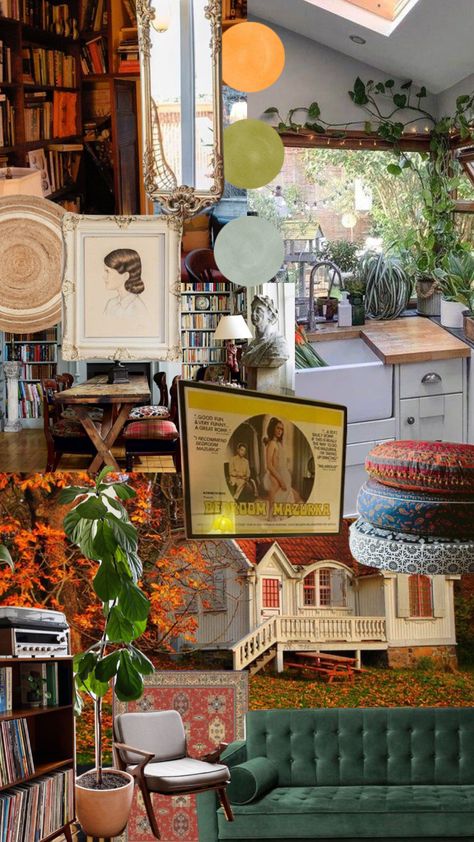 future home inspo:) #vintage #aesthetic #collage #moodboard #home #homedecorideas #apartmentinspo #apartmentaesthetic #eclectic Eclectic Grandpa Home, Eclectic Mood Board, Vintage Aesthetic Collage, Grandpa Aesthetic, Eclectic Grandpa, Collage Moodboard, Eclectic Aesthetic, Apartment Aesthetic, Future Home