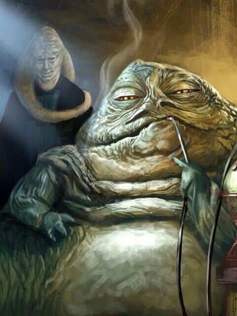 JABBA THE HUTT AND BIB FORTUNA Bib Fortuna, Star Wars Art Drawings, Darth Nihilus, Jabba The Hut, Jabba's Palace, Jabba The Hutt, Star Wars Characters Pictures, Bounty Hunters, Star Wars Drawings