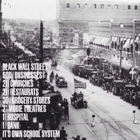 Black Wall Street Black Wall Street History, Month Quotes, Black Wall Street, Respect Quotes, Black Consciousness, Executive Branch, Black Knowledge, History Education, Community Center