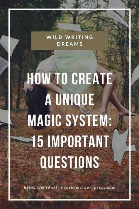 How To Create Magic System, Writing Magical Realism, Creating Magic System, Magic Limitations, Creating A Magic System, Magic System Questions, Writing Magic System, Magic Systems Writing, Fantasy Magic Systems