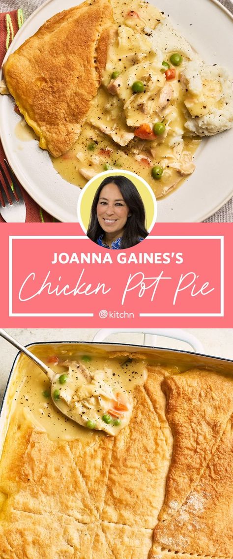 A start-to-finish review of Joanna Gaines' famous chicken pot pie recipe — along with tips and takeaways for making it better. Chicken Pot Pie Magnolia Table, Magnolia Chicken Pot Pie, Joanna Gaines Casserole Recipes, Joanna Gaines Easy Dinner Recipes, Joanne Gaines Recipes, Joanna Gaines Chicken Pot Pie, Johanna Gaines Recipes, Healthy Chicken Pot Pie Recipe, Magnolia Recipes