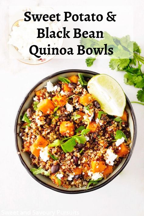 Black Bean Bake, Neon Nails Acrylic, Nails Acrylic Summer, Bean Bake, Sweet Potato And Black Bean, Bean Quinoa, Slow Cooker Black Beans, Sweet Potato Bowls, Quinoa Sweet Potato