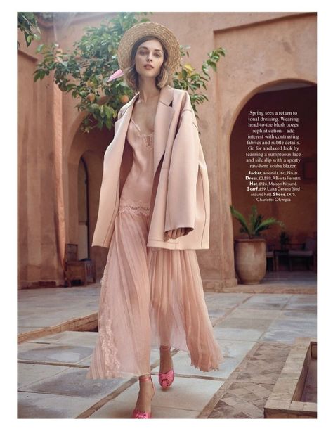 Daga Ziober Looks Pretty in Pastels for Red Magazine Red Magazine, Neon Fashion, Pastel Fashion, Spring Fling, Fashion Photography Editorial, Fashion Editorial, Fashion 2020, Fashion Shoot, Pink Fashion