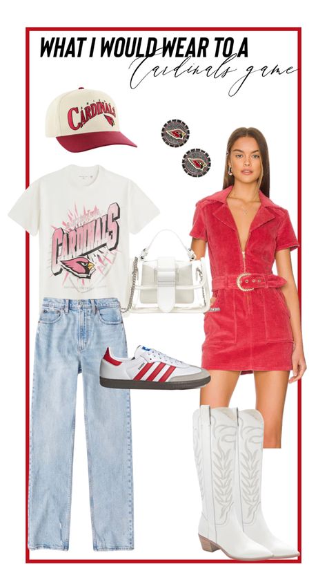 Arizona Cardinals Outfit Woman, Arizona Cardinals Football, Gameday Outfits, Cardinals Game, Cardinals Football, Game Outfit, Football Game Outfit, Aesthetic Shirts, Football Outfits