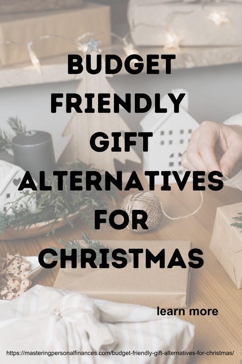 Budget friendly gifts alternatives for those on a tight budget.
#christmasbudget
#holidaysavings
#debtfreeholidays
#frugalchristmas
#budgetfriendlygifts
#personalfinances
#smartspending Christmas Gifts On A Budget, Budget Friendly Christmas Gifts, Budget Christmas Gifts, Budget Gifts, Christmas Budget, Frugal Christmas, Budget Friendly Gift, Holiday Savings, Personal Finances