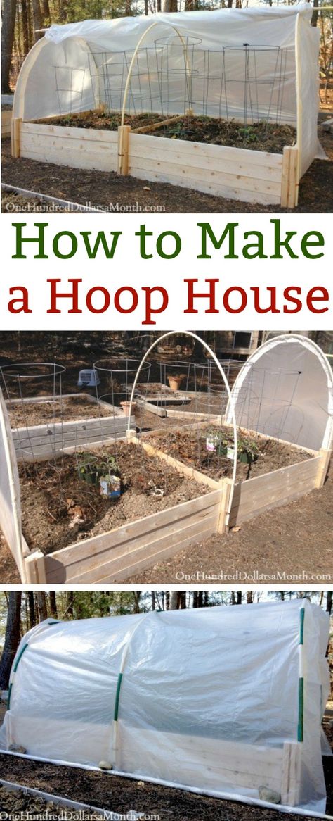 Diy Hoop House, Poly Tunnel, Garden Cloche, Hoop House, Hydroponic Farming, Hydroponics Diy, Portable Greenhouse, Simple Building, Cottage Rose