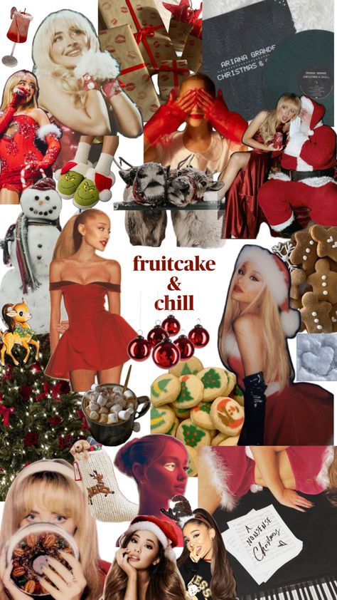 Ariana grande and Sabrina Carpenter Christmas edit Ariana Grande And Sabrina Carpenter, Ariana Grande Christmas Aesthetic, Ariana Grande Christmas Wallpaper, Christmas Ariana Grande, Ariana Christmas, Sabrina Carpenter Christmas, Ariana Grande Christmas, Christmas Edit, Current Aesthetic