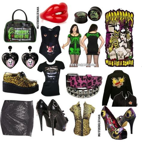 Phycobilly Fashion, Haunt Couture, Psychobilly Fashion, Dark Days, Aj Styles, Psychobilly, Character Ideas, Vintage Beauty, Iphone Wallpapers