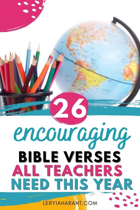 Teachers are a gift to our children. Teaching can be challenging and tiresome. Use these powerful bible verses to encourage the hearts of teachers in your life. Share these scriptures throughout the school year. You don't need to wait for teacher appreciation day! Scripture For Teachers, Bible Verses For Teachers, Teacher Bible Verse, Christian Teacher Quotes, Verses For Teachers, Encouragement Printables, Prayer Ideas, Prayers Of Encouragement, Survival Kit For Teachers