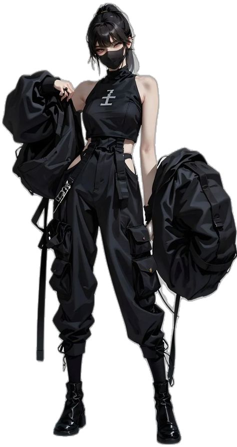 Cyberpunk Outfit Women, Techwear Outfits Women, Techwear Girl, Techwear Women, Cyberpunk Outfit, Mode Cyberpunk, Futuristic Clothing, Techwear Pants, Techwear Outfits