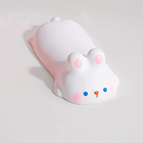 Amazon.com : Cityhermit Cute Wrist Rest Support for Mouse Computer Arm Rest for Desk Ergonomic Kawaii Office Supplies Slow Rising PU Mouse Pad (White Rabbit) : Office Products Cute Mouse For Laptop, Kawaii Mouse Computer, Cute Wireless Mouse, Kawaii Office Supplies, Kawaii Office, Rabbit Colors, Cute Mouse Pad, Mouse Computer, Laptop Mouse