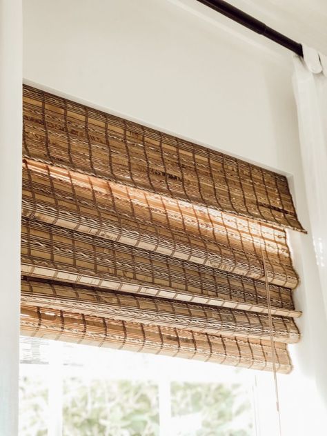 Bamboo Blinds Kitchen, Rattan Blinds, Boho Window Treatments, Bamboo Window Shades, Bamboo Roller Shades, Woven Blinds, Blinds For Windows Living Rooms, Bamboo Roman Shades, Cheap Blinds