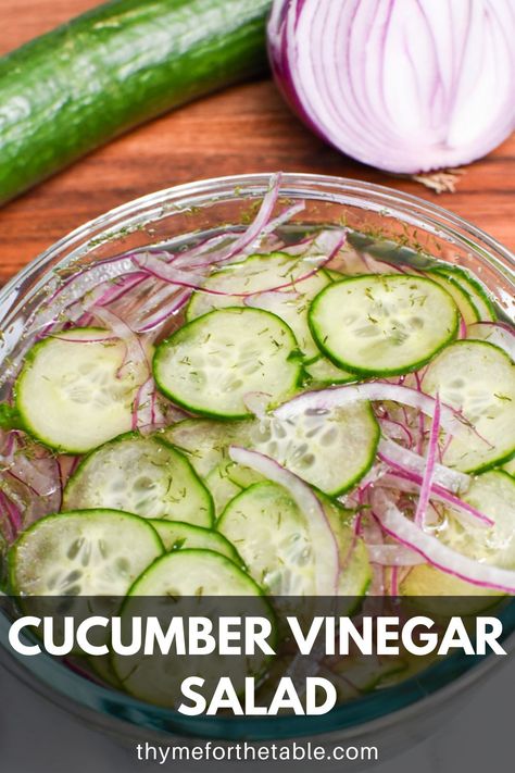 Cucumber Salad With Vinegar, Cucumber Onion Vinegar, Cucumber Vinegar Salad, Cucumber And Onions, Cucumber Vinegar, Pickled Cucumbers And Onions, Onion Vinegar, Cucumber Onion Salad, Cucumber Salad Vinegar