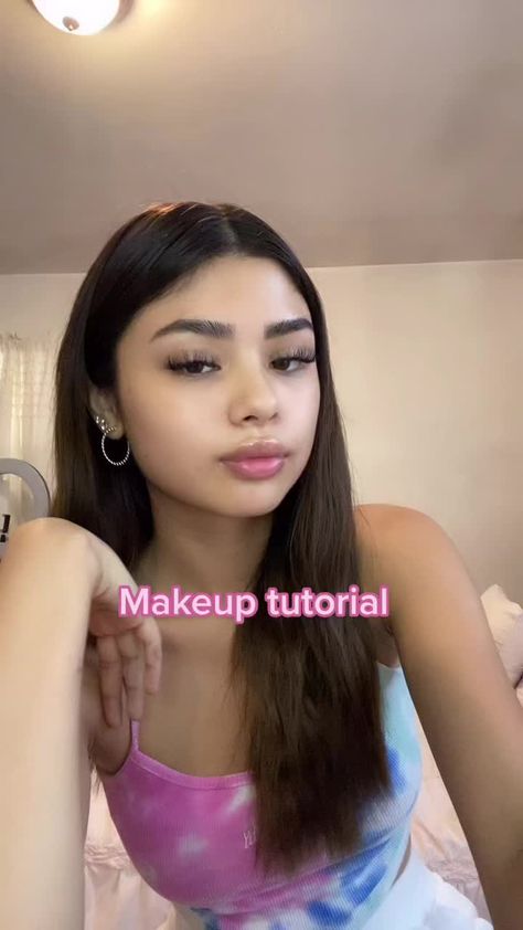 Face Makeup Tutorial, School Makeup, Cute Makeup Looks, Makeup Eye Looks, Makeup Looks Tutorial, Makeup Makeover, Baddie Makeup, Makeup Techniques, Gorgeous Makeup