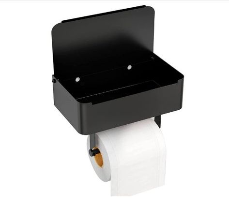 This holder is one of my favorite amazon finds. The stoage is perfect for wipes or toileteries for Aunt Flow ☺️ .Definitely a must have for us. Follow the link to order yours Bathroom Wipes, Toilet Paper Holder With Shelf, Black Toilet Paper Holder, Toilet Paper Holder Stand, Black Toilet Paper, Wall Mount Toilet, Flushable Wipes, Childrens Bathroom, Wipes Dispenser