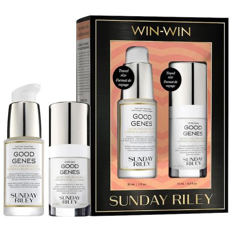 Good Genes Win Win Set - Sunday Riley | Sephora Sunday Riley Good Genes, Good Genes, Sunday Riley, Win A Trip, Oily Skin Care, Prickly Pear, Lactic Acid, Licorice, Lemon Grass