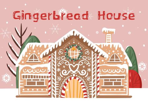 Gingerbread House Art, Chalkboard Calendar, Gingerbread House Designs, All Things Gingerbread, Christmas Chalkboard, House Art, Learning Design, Window Art, Christmas Pictures