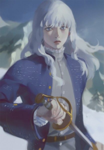 Griffith Berserk, Kentaro Miura, 영감을 주는 캐릭터, White Hair, 그림 그리기, Dark Fantasy, Anime Fanart, Anime Images, Anime Character