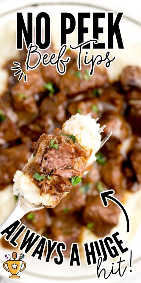 No Peek Beef Tips Tender Beef Stew Meat, Beef Tip Recipes Crockpot, Tenderloin Tips Recipe, No Peek Beef, No Peek Beef Tips, Beef Tips And Rice, No Peek, Shaggy Haircut, Beef Tip Recipes