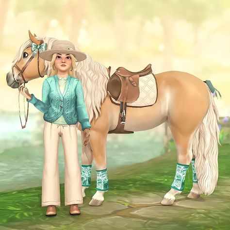 ★𝑺𝒕𝒂𝒓 𝑺𝒕𝒂𝒃𝒍𝒆 𝑶𝒖𝒕𝒇𝒊𝒕𝒔★ (@sso_outfits_nf) • Instagram photos and videos Star Stable Western Outfits, Star Stable Jorvik Wild Horse, Star Stable Outfits Aesthetic, Cute Star Stable Outfits, Sso Outfit Ideas, Starstable Outfits, Stable Outfit, Star Stables, Star Stable Online