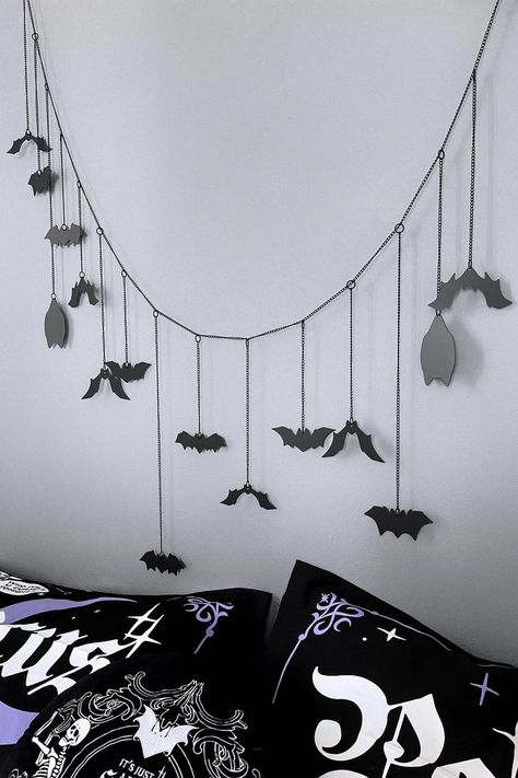 Colony Of Bats Hanging Banner | Killstar Bat Hanging, Mens Highlights, Baby Bats, Halloween Tattoo, Hanging Design, Goth Home, Goth Home Decor, Goth Decor, Hanging Banner