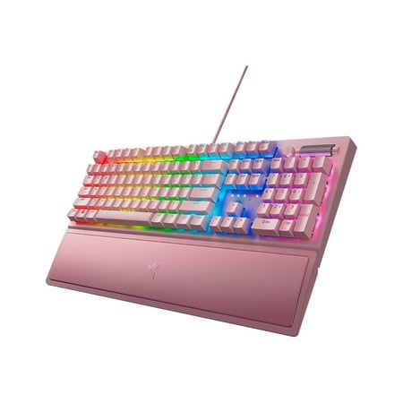 The name that started it all returns to reassert its dominance. Feel the difference with the Razer BlackWidow V3backed by a legacy as the first and most iconic mechanical gaming keyboard, and armed with new, improved features including our world-renowned switches. Color: Pink. Keyboard Green, Quartz Pink, Gaming Keyboard, Black Widow, Keyboard, Gaming, Repair, Green, Pink