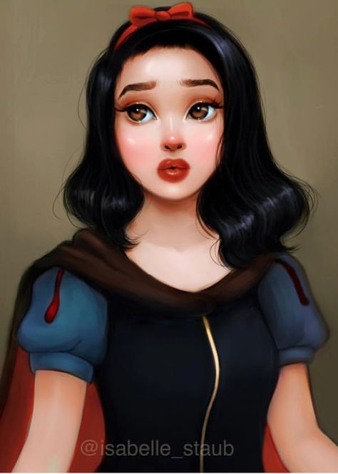 Snow White by @isabelle_staub Snow White Portrait, 21 Drawing, Snow White Art, Artistic Drawings, Disney 2023, Disney Princess Anime, Princesas Disney Anime, 동화 삽화, Bff Jewelry