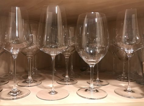 Storing Wine Glasses, How To Store Wine Glasses, Wine Glass Storage Ideas, Wine Glass Cabinet, Glass Cupboard, Wine Glass Storage, Expensive Wine, Glassware Storage, Wine Glass Rack