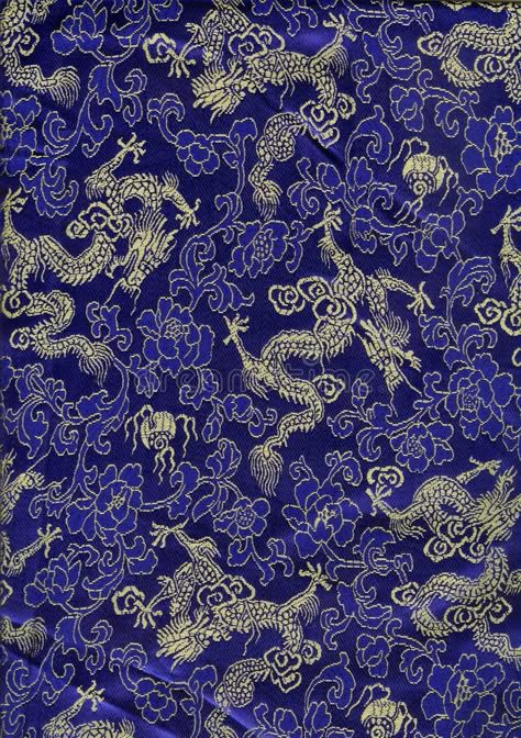 Chinese Fabric Silk, Chinese Dragon Pattern, Dragon Fabric, Eastern Dragon, Chinese Fabric, Bee Hotel, Chinese Crafts, Graphic Design School, Chinese Pattern