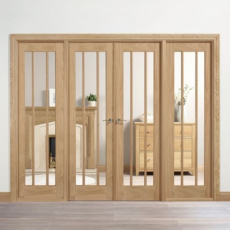 Timeless Room, Oak Room, Solid Oak Doors, Internal French Doors, Walnut Doors, Divider Design, Room Divider Doors, Diy Plumbing, External Doors