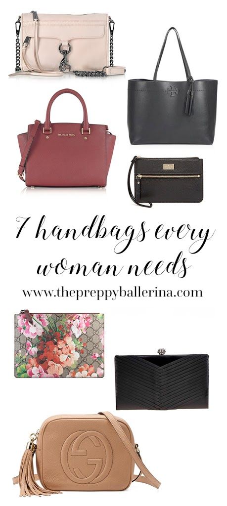 7 Essential Types of Handbags Every Girl Needs Essential Handbags, Mermaid Style Prom Dresses, Types Of Handbags, High Fashion Couture, Preppy Fashion, Baggy Sweaters, Lauren James, Wardrobe Planning, Perfect Handbag