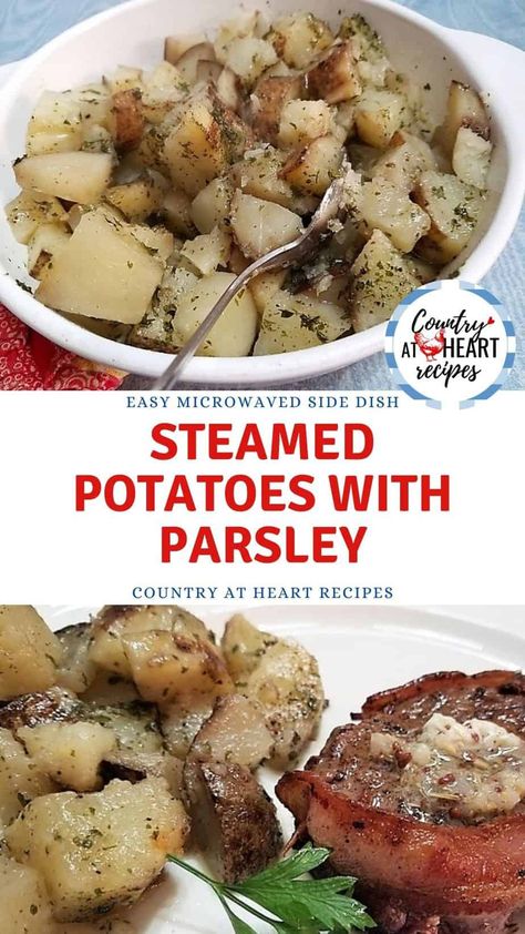 Potatoes And Rice, Quick And Easy Weeknight Dinners, Poblano Recipes, Russet Potato Recipes, Red Potato Recipes, Steamed Potatoes, Canned Potatoes, Potatoes In Microwave, Recipes Vegetables