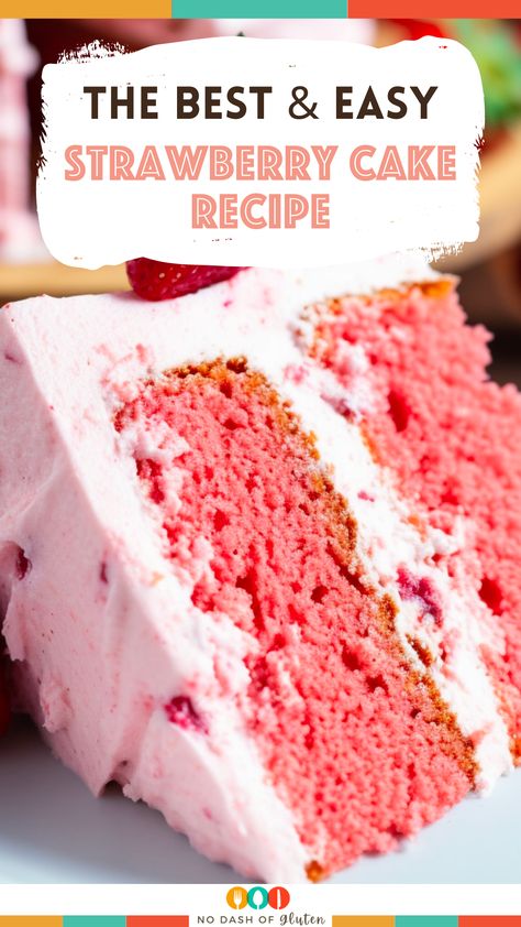 Strawberry Wedding Cake Recipe, Old Fashioned Strawberry Cake Recipe, Recipes Using Fresh Strawberries, Best Strawberry Cake Ever, Strawberry Cake Mix Recipes, Best Strawberry Cake, Bakery Style Cake, Homemade Strawberry Cake, Strawberry Cake Recipe