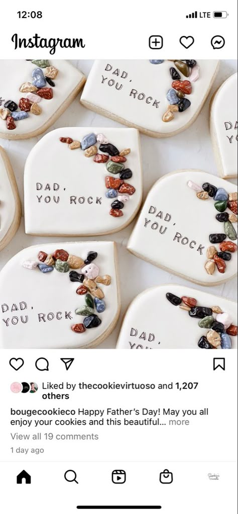 Simple Father’s Day Sugar Cookies, Easy Father’s Day Decorated Cookies, Diy Father’s Day Cookies, Father’s Day Cookies Decorated, Father’s Day Sugar Cookies, Fathers Day Cookies Decorated, Fathers Day Cookie Cake, Father’s Day Cookies, Fathers Day Sugar Cookies