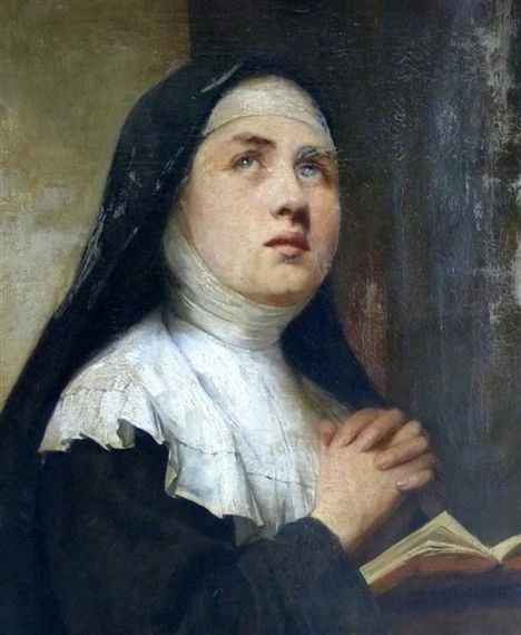 Praying Reference, Nun Praying, Larkin Poe, Oil Portrait, The Memories, Portrait Art, Online Art, Oil On Canvas, Mona Lisa