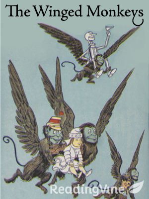 The Winged Monkeys - Free Reading Comprehension Activity that will help 4th-5th Graders with understanding context clues and story elements Flying Monkeys Wizard Of Oz, Evil Carnival, Wizard Of Oz Pictures, Free Reading Passages, Winged Monkeys, Improve Reading Skills, Random Reference, Modern Fairy, Lovecraft Cthulhu