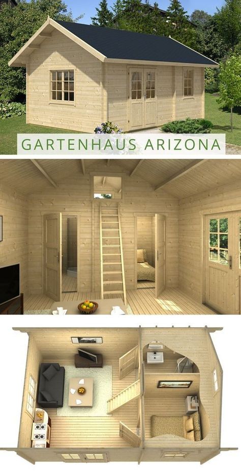 Design Casa Piccola, Wood Staining, Desain Pantry, A Small House, Sleeping Loft, Tiny House Interior, A Cabin, Tiny House Cabin, Small Cabin