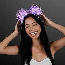 Tinsel Headband, Light Up Party, Pom Pom Headband, Cat Ears Headband, Party Headband, Up Party, New Year's Eve Party, Halloween Party Supplies