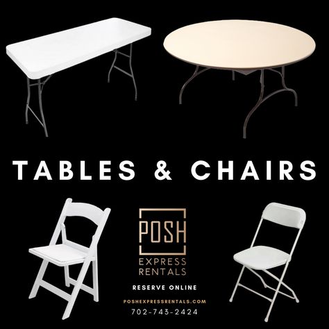 Posh Express Rentals offers an unbeatable combination of great prices and reliable service for all your table, chair, and linen rental needs in Las Vegas. With their commitment to excellence and attention to detail, Posh Express Rentals ensures that your rental experience is stress-free and enjoyable, leaving you free to focus on the success of your event. Table And Chair Rental Business, Table Rentals, Las Vegas Party, Holiday Party Fashion, Vegas Party, Tent Rentals, Photo Booth Rental, Life Plan, Table Chair