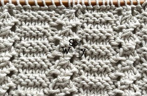 stitches that lay flat | So Woolly Knit Stitches For Beginners, Chevron Stitch, Crocodile Stitch, Knitting Blogs, Baby Blanket Knitting Pattern, Learn How To Knit, Purl Stitch, Seed Stitch, How To Purl Knit