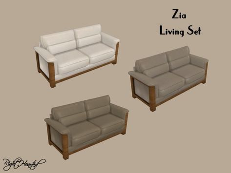 Zia Wooden Couch Wood Futon, Wooden Couch, Natural Wood Decor, Sims 4 Custom Content, The Sims Resource, Sims Resource, Reclining Sofa, Wood Decor, Futon