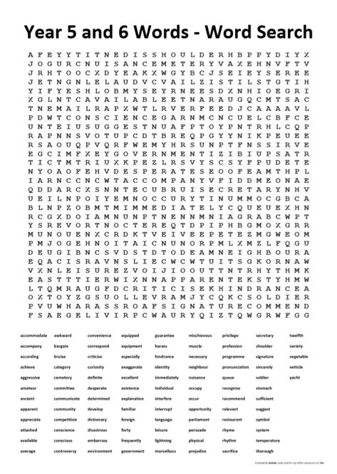 FREE Year 5 and 6 Words - Word Search ▶️This word seach has ALL the Year 5 & 6 words. It is another way to increase the children's exposure to these words which will only help to improve their spelling of them. You can download it for free from davlae Resources at www.davlae.co.uk. 6 Letter Words, Ocean Words, Teaching Essentials, Word Search Printables, Word Search Games, Ancient Languages, Word Searches, English Teaching, Year 5