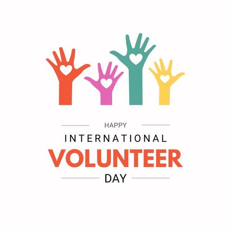 International Volunteer Day Ideas, International Volunteer Day, Acknowledgments For Project, Church Volunteers, International Volunteer, The Volunteers, Photoshop Tutorial Typography, 5 December, Volunteer Programs