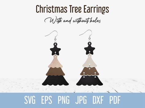 Christmas Earrings Svg Free, Free Svg Christmas Earrings, Christmas Earring Svg Free, Christmas Tree Earrings Svg Free, Faux Leather Svg, Christmas Faux Leather Earrings Svg, Foam Earrings, Felt Earrings, Glowforge Projects