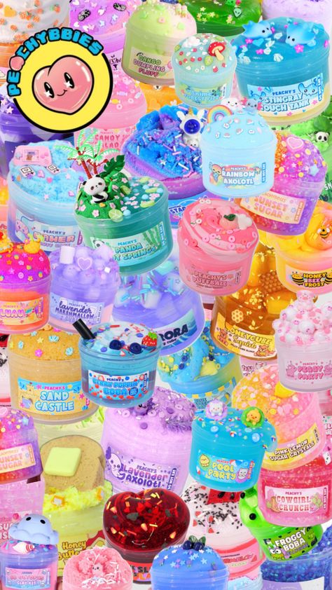 Who else loves Peachybbies?? I think my favorite slime type is either cloud dough or butter 😌🩷 #peachybbies Types Of Slime, Cloud Dough, Pink Lemon, Sugar Crystals, Sand Castle, Do Not Eat, Slime, Dough, My Favorite