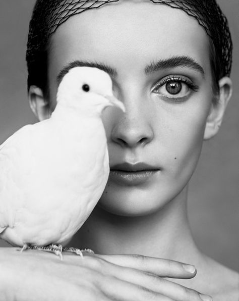 Project Bird Photoshoot, Lara Jade, College Work, Lady Bird, Art Photos, Reference Photos, Beauty Photography, Pigeon, The Hand