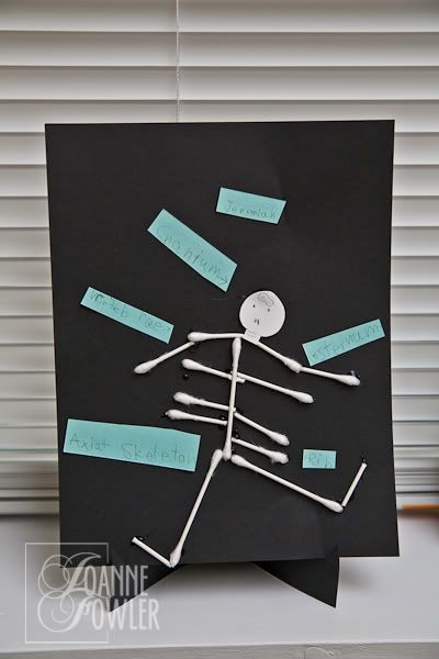 CC week 2 Axial Skeleton Craft.  CC Cycle 3    Capturing Everyday Life... Cc Cycle 3 Science Experiments, Axial Skeleton Craft, Cc Cycle 3 Science, Cycle 3 Science, Apologia Anatomy, Classical Conversations Essentials, Cc Foundations, Classical Conversations Foundations, Axial Skeleton