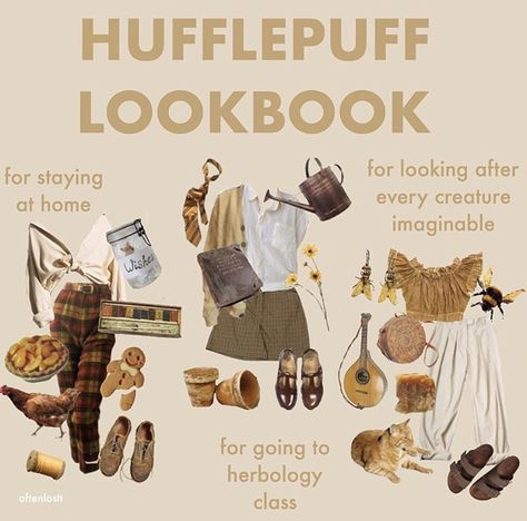 Hufflepuff Lookbook, Hufflepuff Outfit, Hogwarts Outfits, Hufflepuff Aesthetic, Hufflepuff Pride, Mood Clothes, Harry Potter Hufflepuff, Hogwarts Aesthetic, Harry Potter Outfits