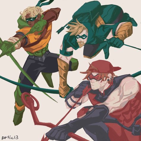 Connor Hawke, Arrow Dc Comics, Arrow Black Canary, Roy Harper, 2000s Art, Dc Comics Artwork, Marvel Deadpool, Dark Horse Comics, Green Arrow