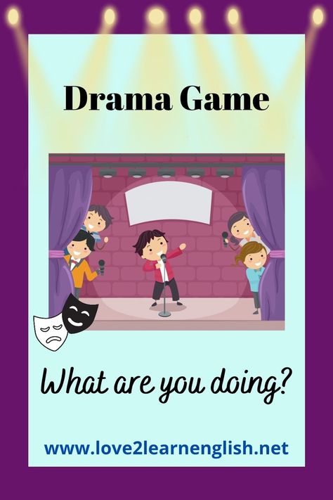 Need a fun and creative game for your drama students? This game is fun and fast and great for creating characters. Have a look now. Teacher Student Love, Theater Games, Theatre Games, Drama Activities, Teaching Drama, Warm Up Games, Stage Fright, Drama Games, Drama Class